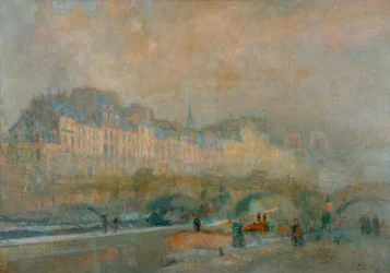 Paris, the Monnaie Lock; Winter Sun, or View of the Po