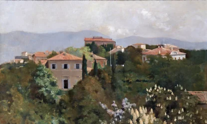 Hilltop Houses in Trieste, c.1889
