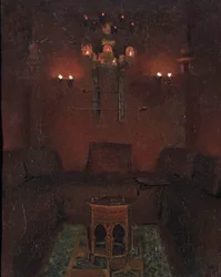 Interior of Sir Richard Burton