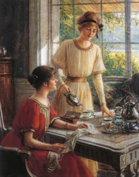 Detail from Women Having Tea