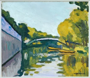 Canal in the Outskirts of Paris