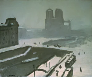 Notre Dame in Winter
