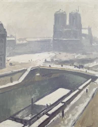Notre Dame in the Snow