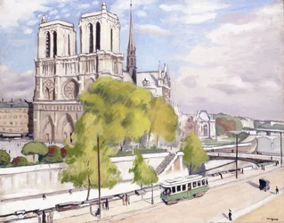 Paris, The Seine and Notre Dame