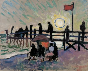 The Footbridge at Sainte-Adresse