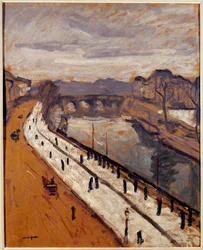 The Quai des Grands Augustins in Paris