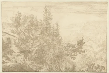 Mountain Landscape with a View of the Loibl Pass