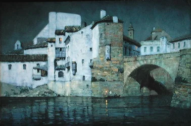 Moonlight, Puente Genil, Spain