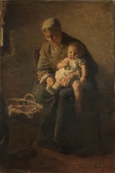 A Mother with Her Child