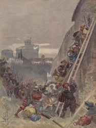 Bourbon is Killed in the Assault on Rome, May 6, 1527