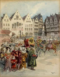 Election of Charles V as Emperor of Germany on 28 June 1519