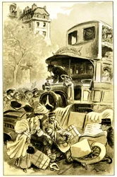 Illustration by Albert Robida for Leon Berthault