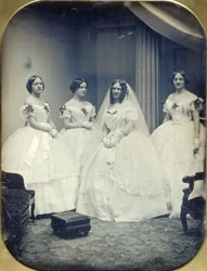 A Bride and Her Bridesmaids