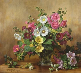 Hollyhocks of Late September