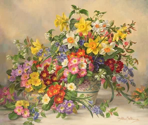 Spring Flowers and Poole Pottery