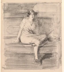 Untitled Young Lady Seated, 1914