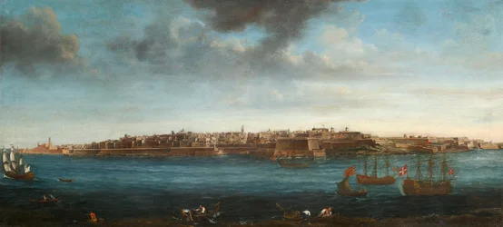 One of a Set of Seven Views of Valletta, Malta and Its Environs