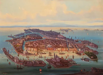 Aerial view of Venice