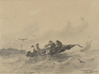 Four Men in a Rowboat