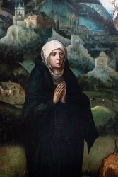 Christ on the Cross between the Virgin Mary and St. John
