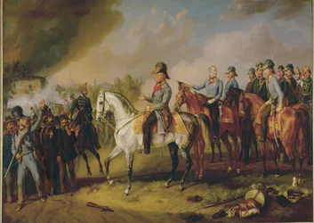 Fieldmarshal Johann Joseph Wenzel Radetzky and His General Staff Before Milan