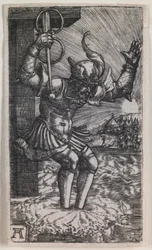 Horatius Cocles Leaping into the Tiber