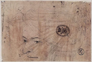Portrait Sketch of a Young Man with Cap