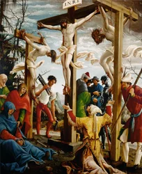 Sebastian Altar, Right Inner Wing, Crucifixion