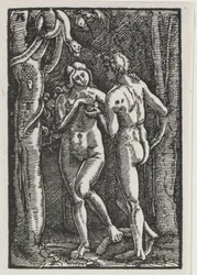 The Fall and Redemption of Man: Adam and Eve Eating the Forbidden Fruit