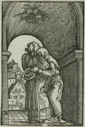 The Meeting of Joachim and Anne, from The Fall and Redemption of Man