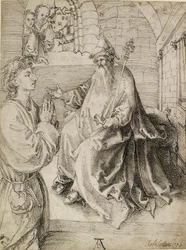 A Youth kneeling before a Potentate