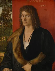 Portrait Triptych of Oswolt Krel, Central Panel: Oswolt Krel