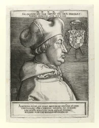 Cardinal Albert of Brandenburg, 1523