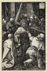 Christ bearing the Cross (Engraved Passion series)