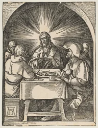 Christ in Emmaus, from The Small Passion, ca. 1510