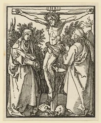 Christ on the Cross with Mary and John