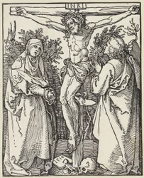 Christ on the Cross with Mary and John
