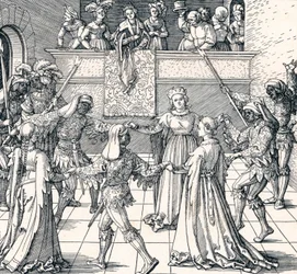 Dance by Torchlight, Augsburg, 1516 1906