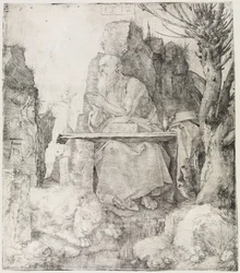 Saint Jerome beside the Willow Tree