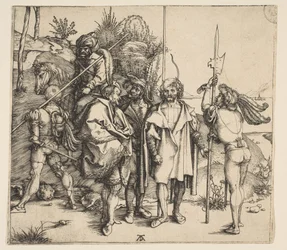 Five Foot Soldiers and a Mounted Turk, ca. 1495