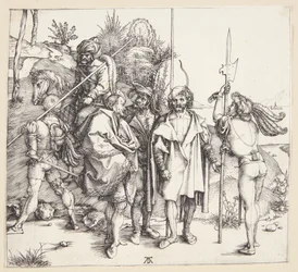 Five Lansquenets and an Oriental Horseback