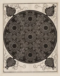 Fourth Knot, 7 Circular Groups of Knots with Black Centers