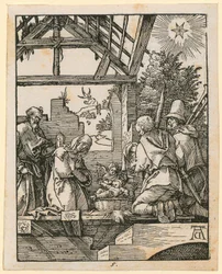 Nativity of Christ, Sheet 5 from the series “Small Woodcut Passion”