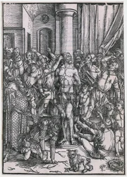 The Flagellation of Christ, Plate 5 from the Series “The Great Passion”