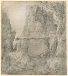 Saint Jerome beside the Willow Tree