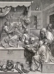 High Relief Sculpture of the Birth of St John, 1855