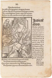Illustration to the Book Ship of Fools by Sebastian Brant, 1494