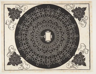 Interlaced Cord Pattern with Oblong Shield