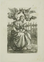 Madonna Crowned by Two Angels