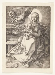 Madonna Crowned by an Angel